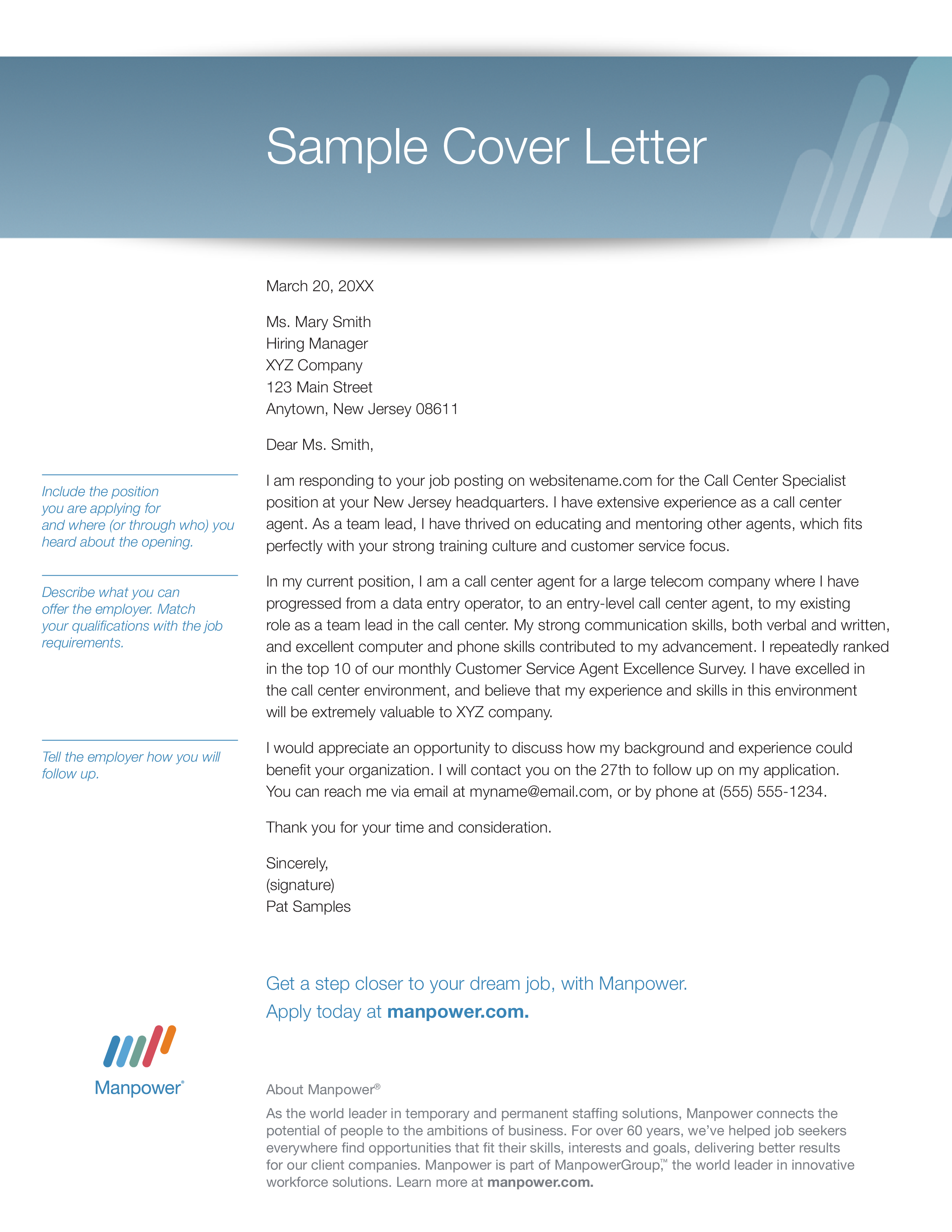 Data Entry Staff Cover Letter 模板