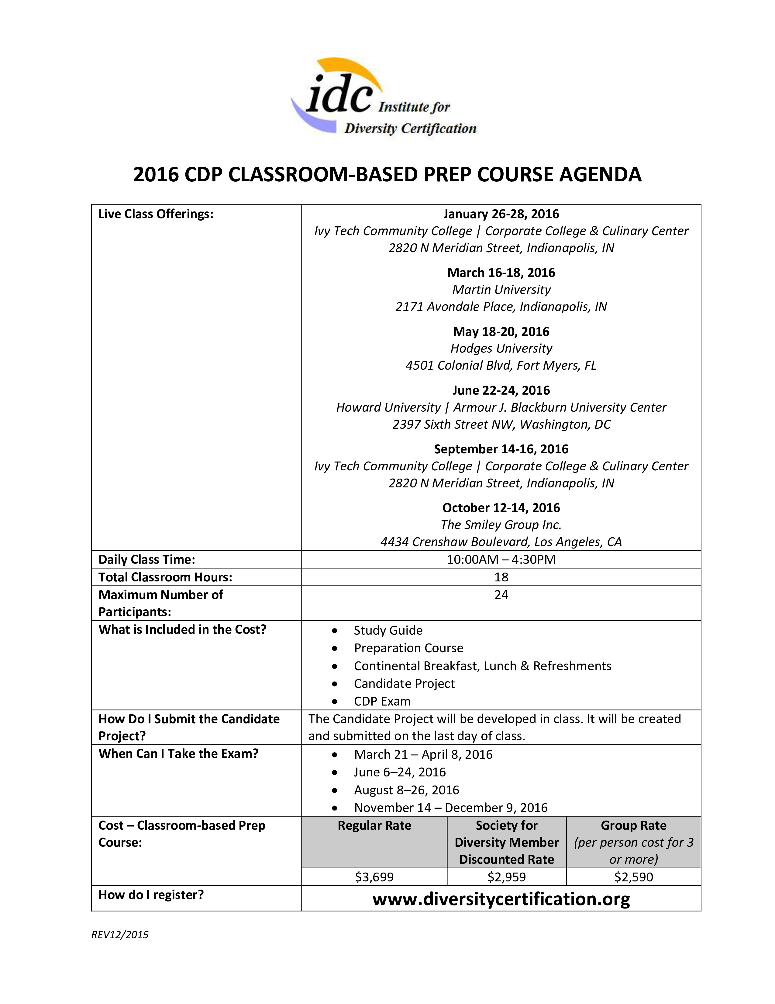 classroom course agenda template