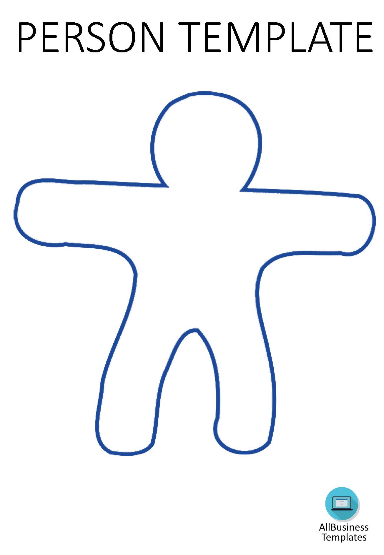 gingerbread man template a3 voorbeeld afbeelding 