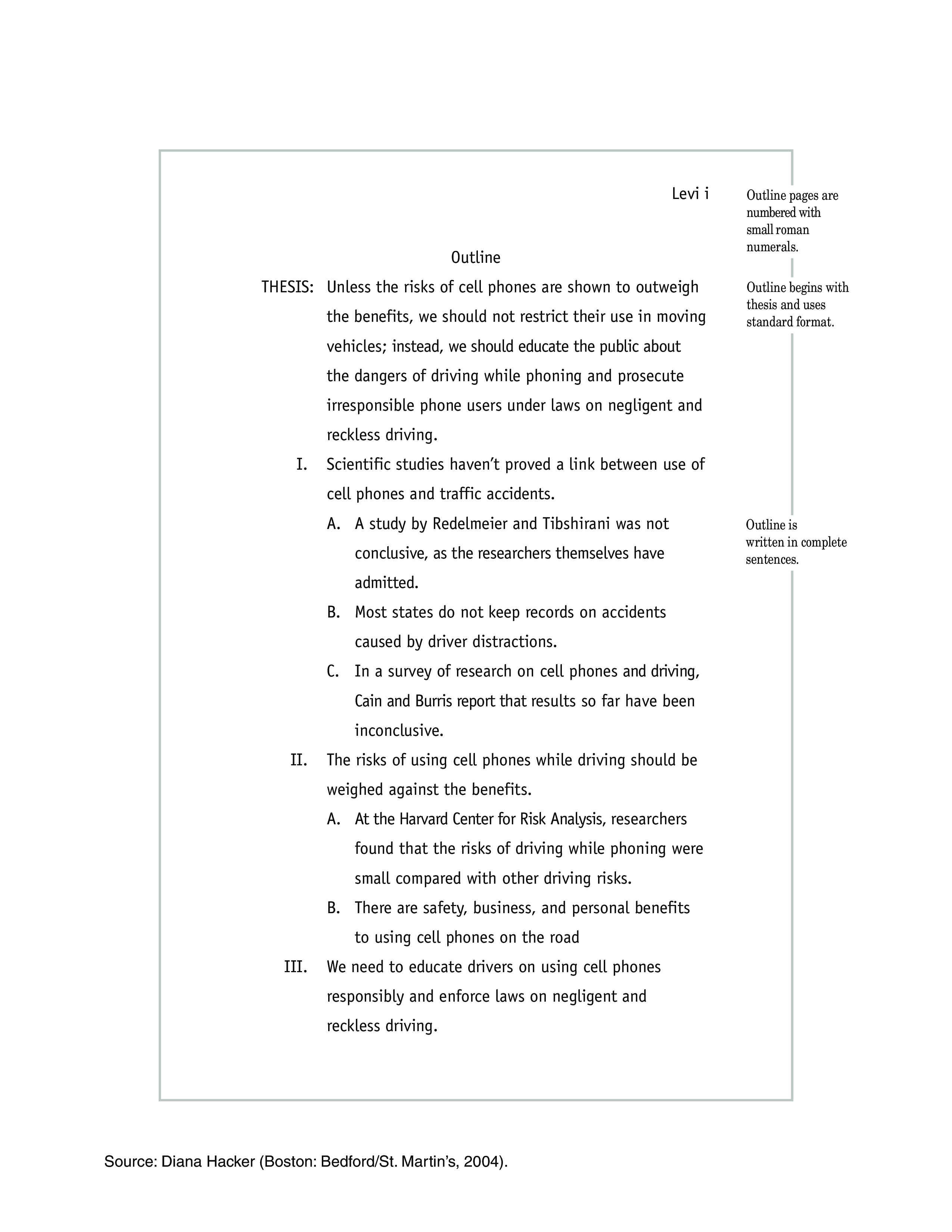 Gratis MLA Format Outline Onderzoeksvoorstel