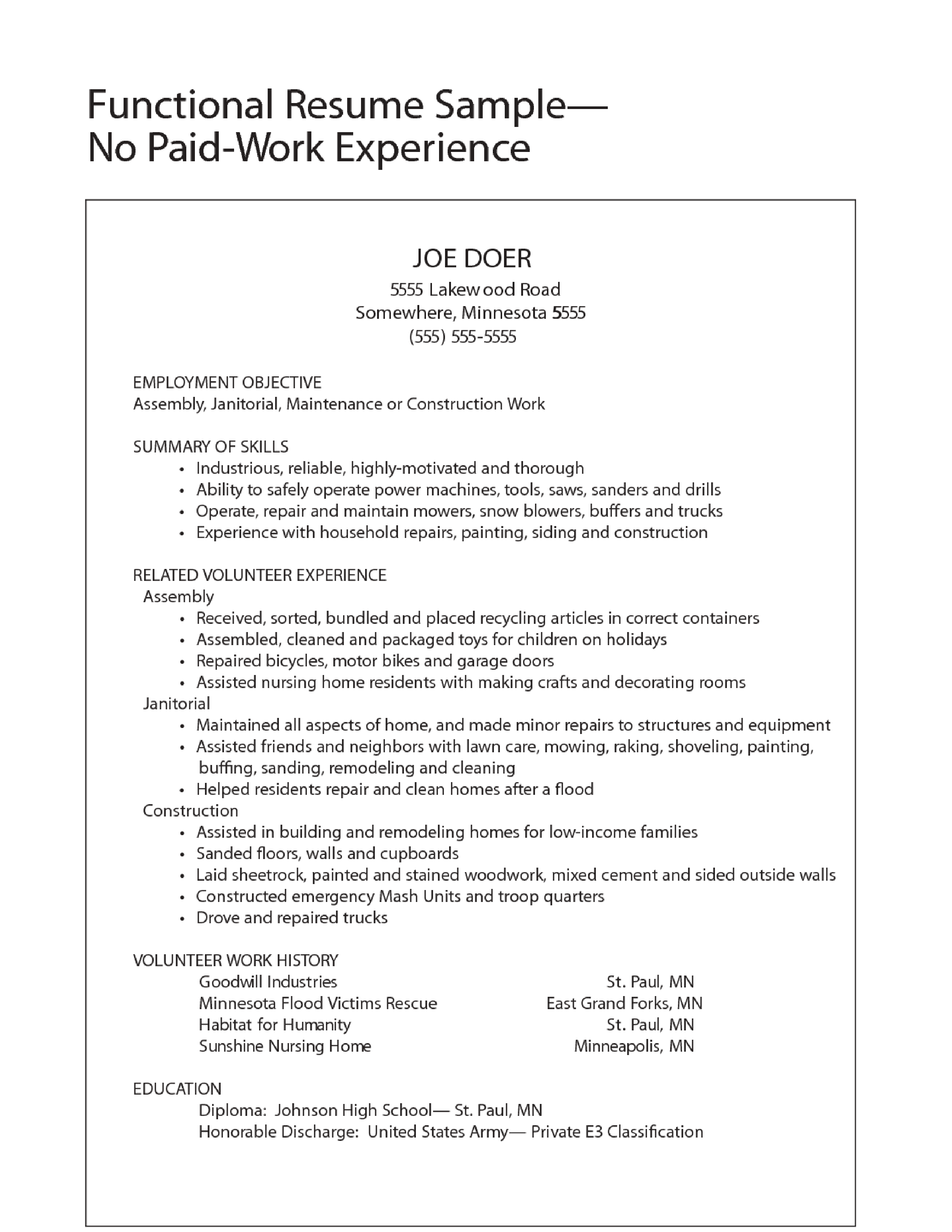 Work Resume Template / 10+ Work Resume Templates  PDF, DOC  Free