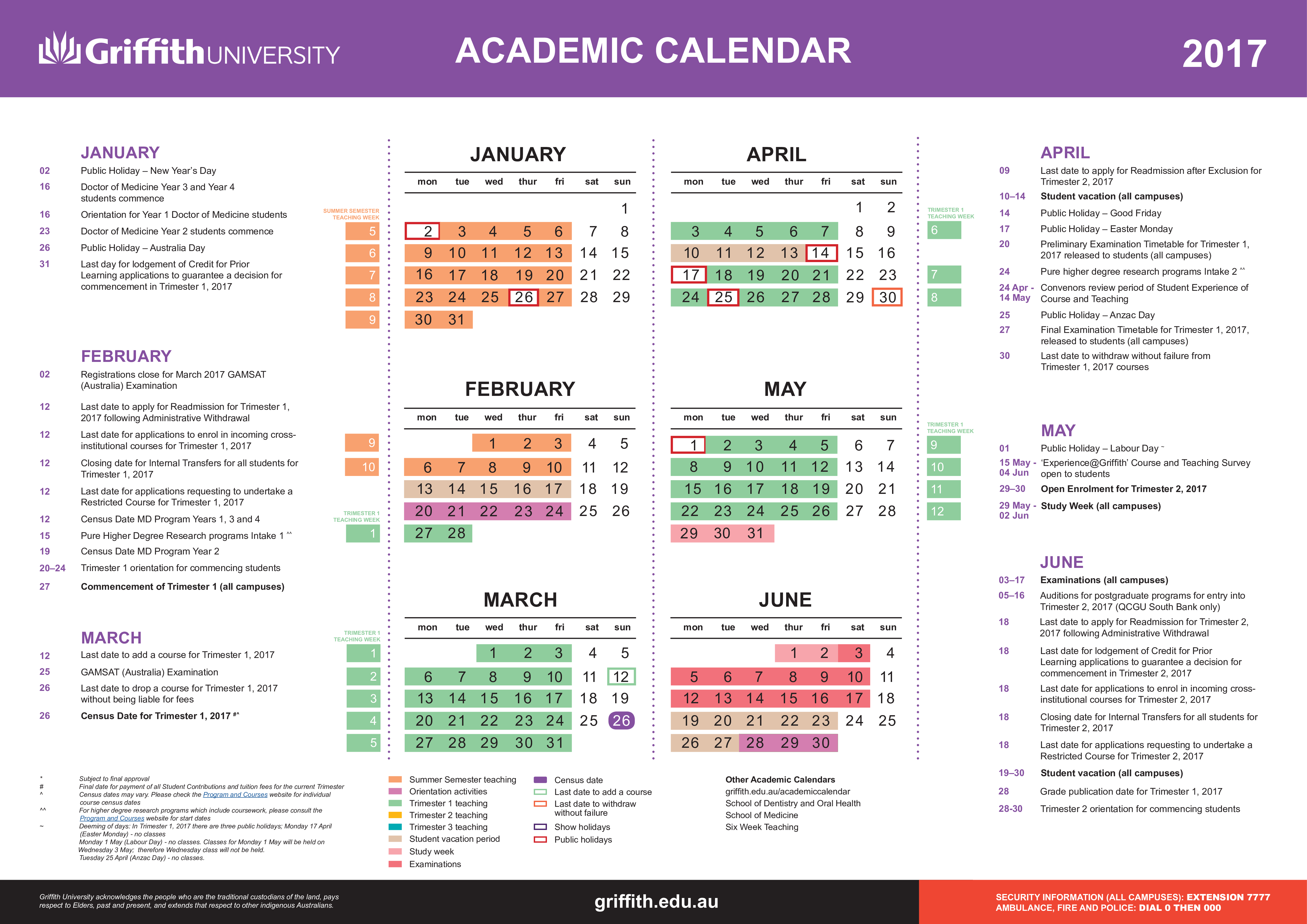 academic teaching calendar pdf modèles