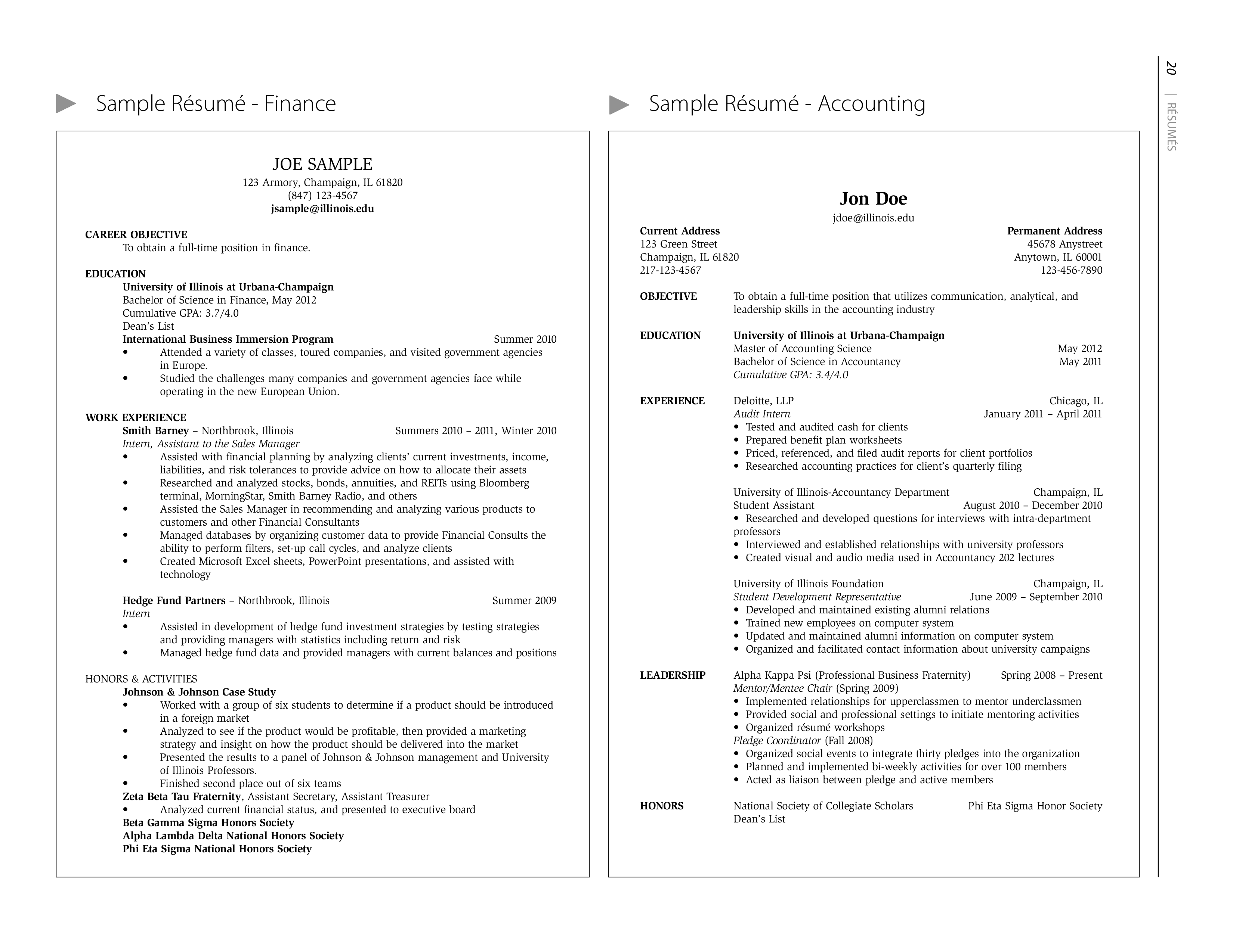 sample accounting resume objective voorbeeld afbeelding 