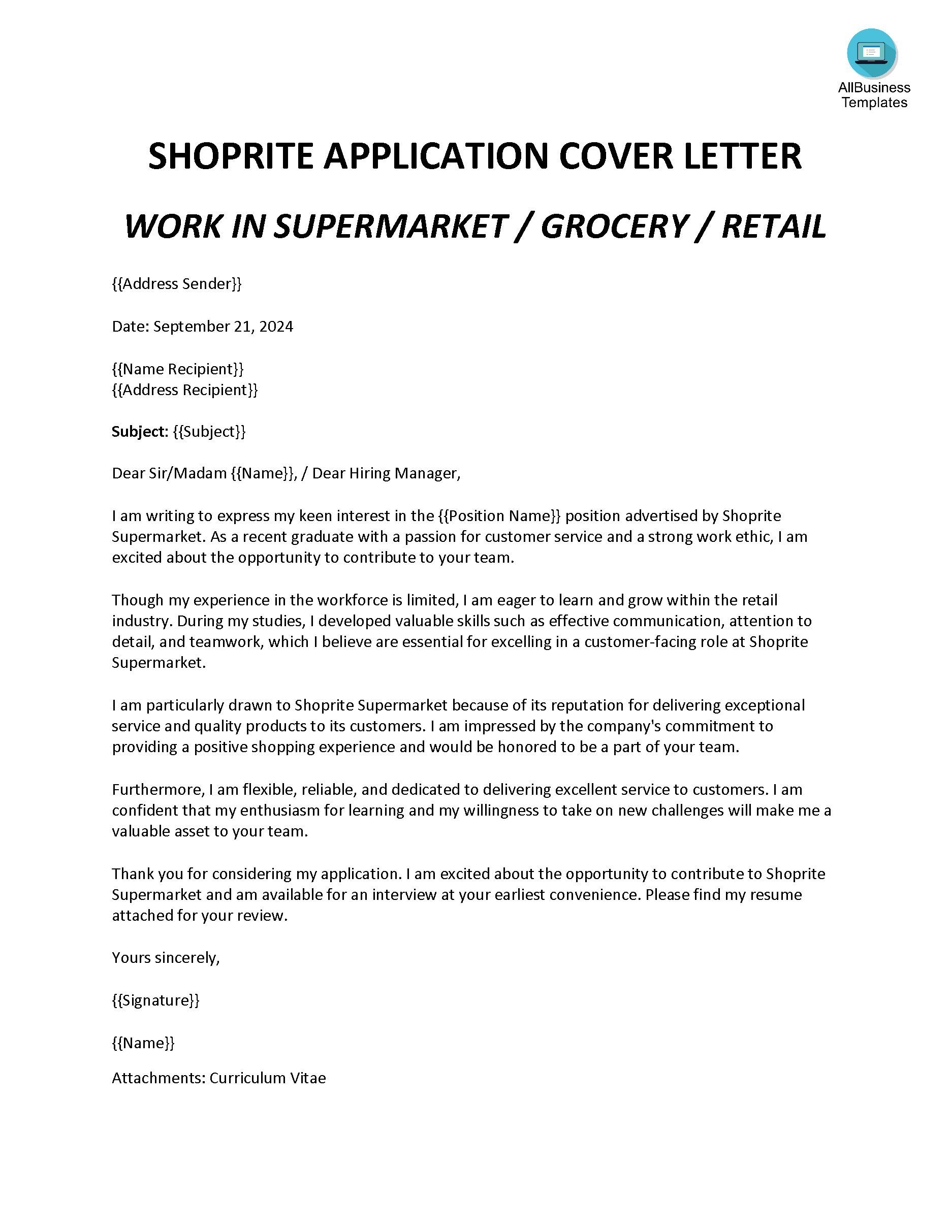 Shoprite Job Opportunities - 37wvn47
