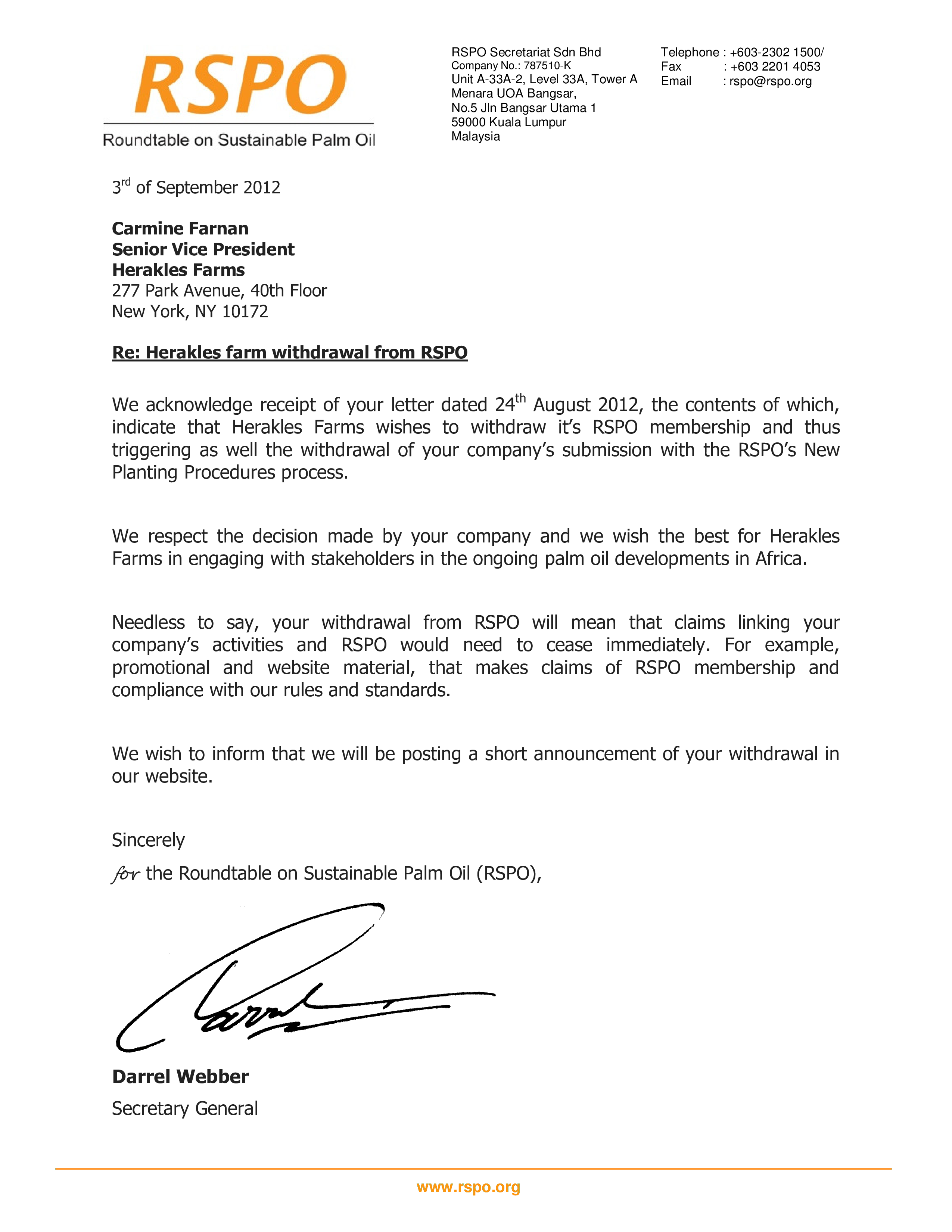 sample receipt acknowledgement letter template