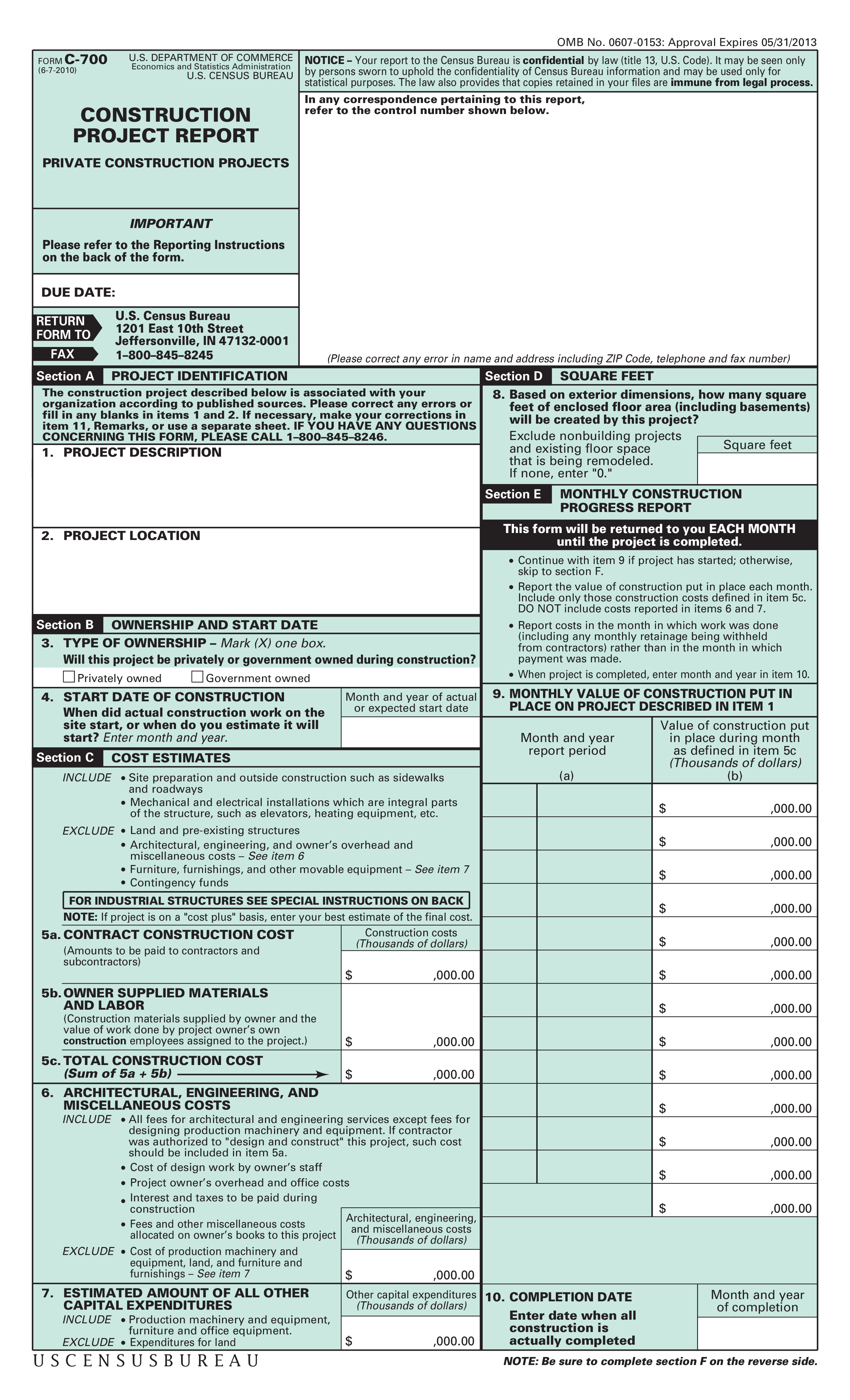 simple construction project report modèles