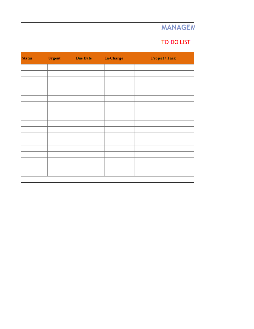 Checklist Template sample main image