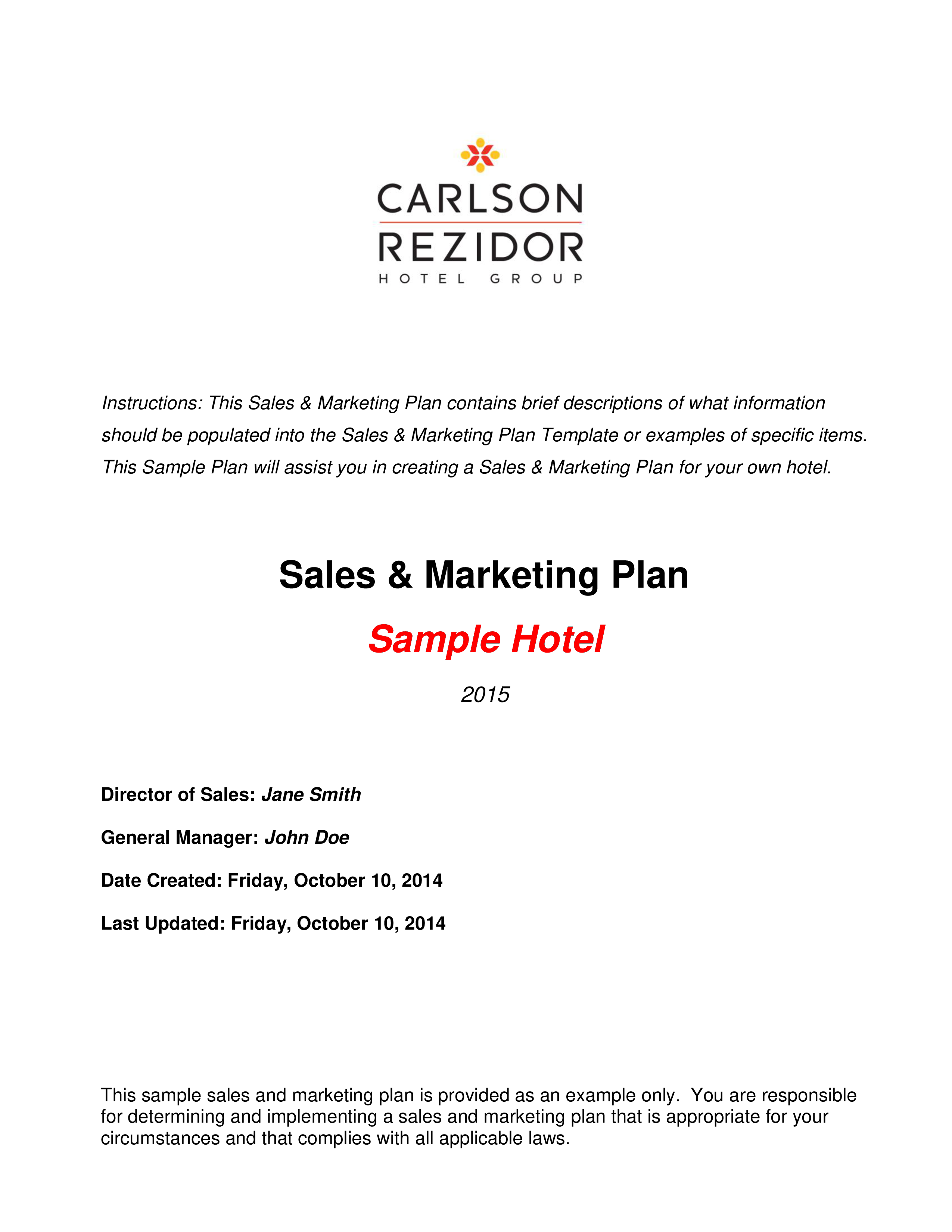 Top 7 Hotel Marketing Plan Templates With Examples And Samples