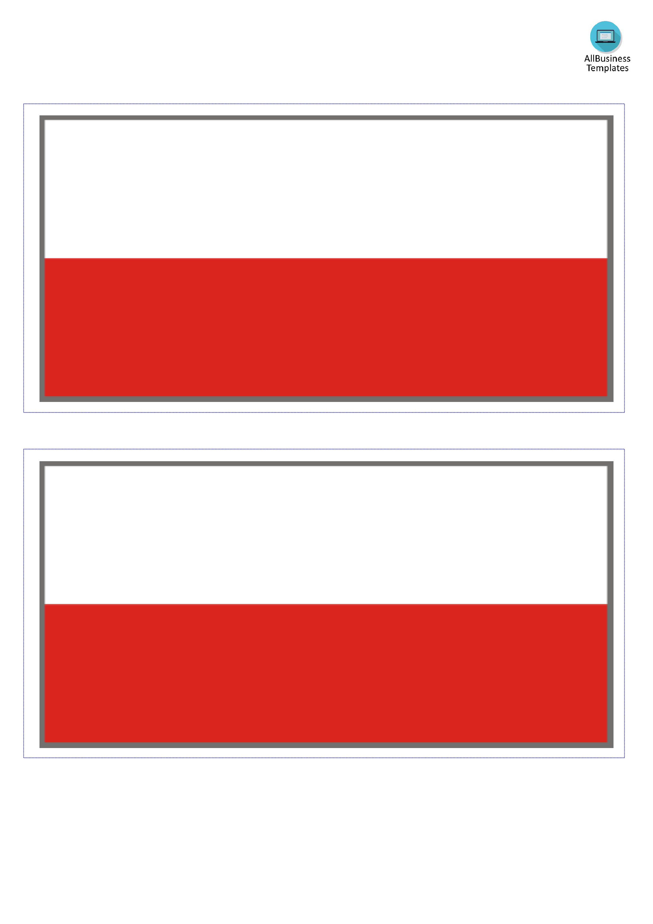 poland flag modèles