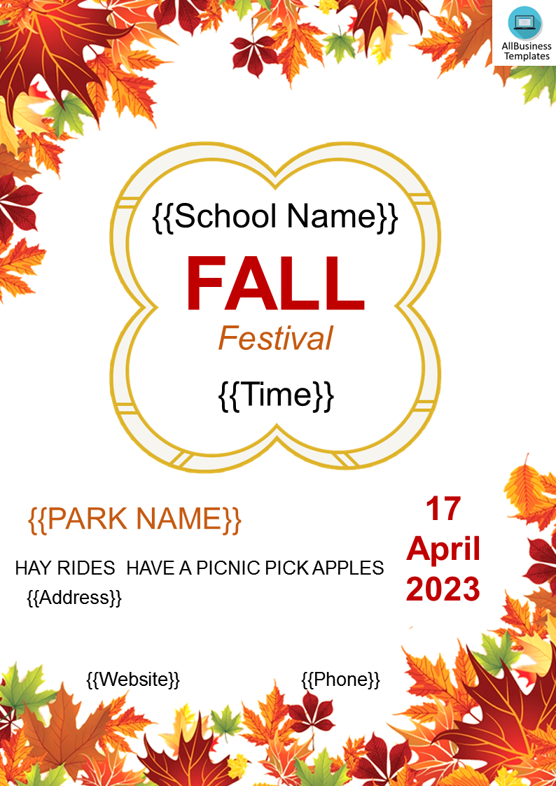 mid-autumn festival flyer template