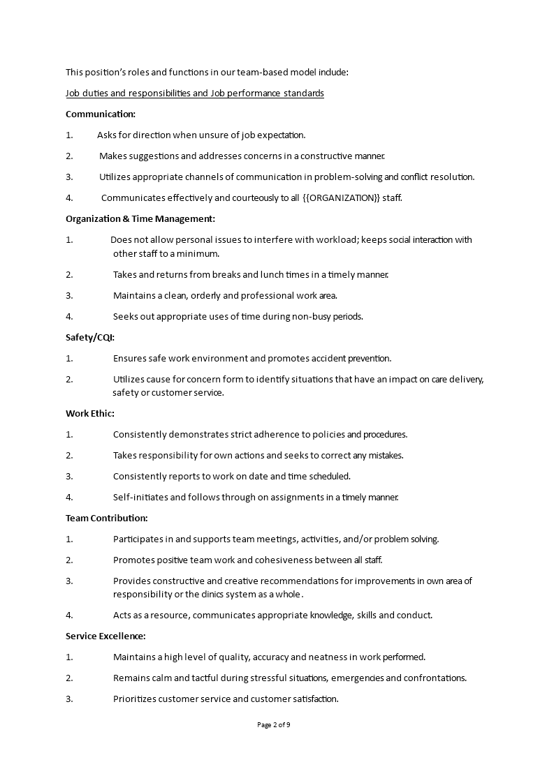 Dentist Operation Manager Job Description Templates at