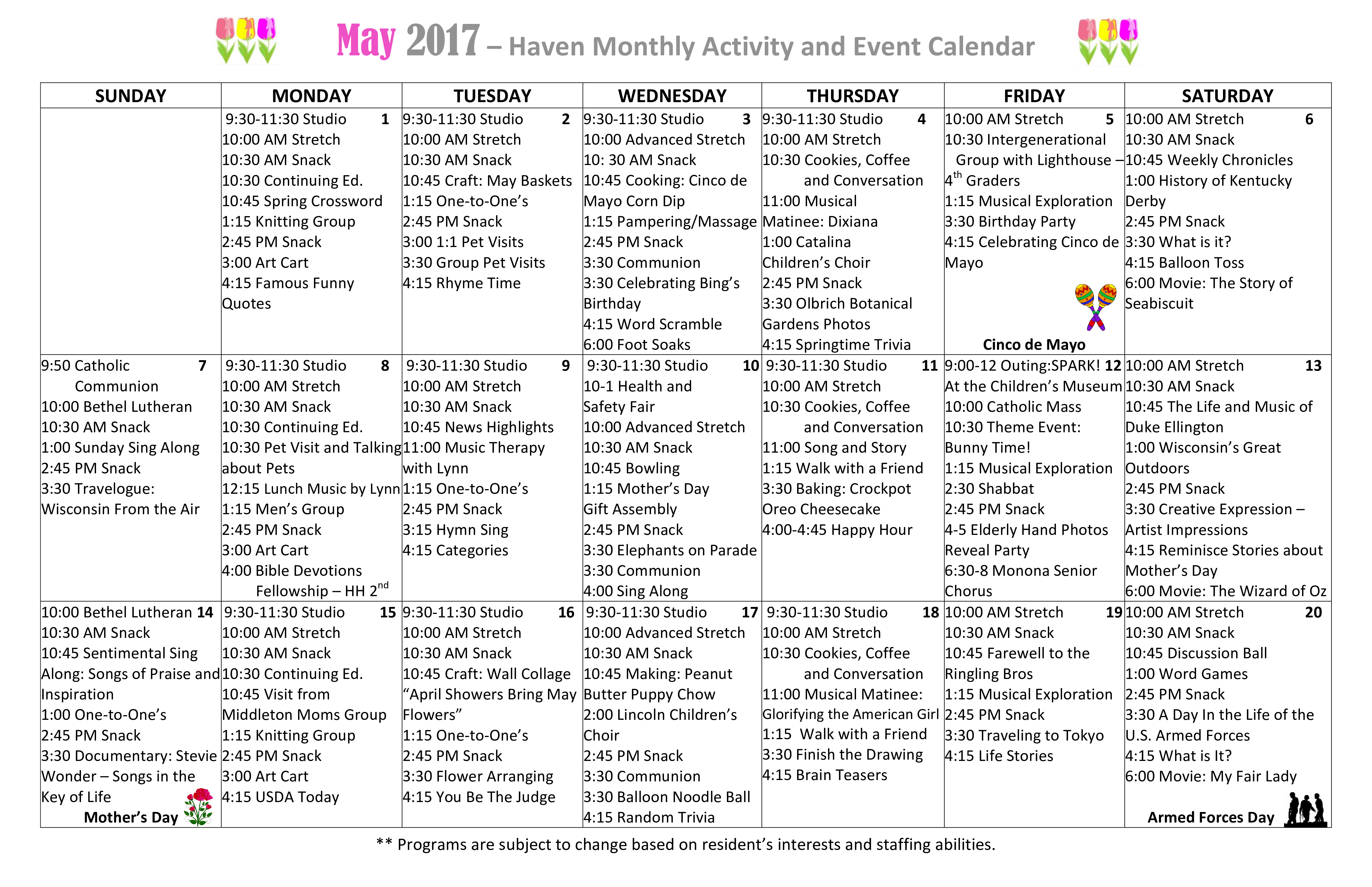 monthly event calendar plantilla imagen principal