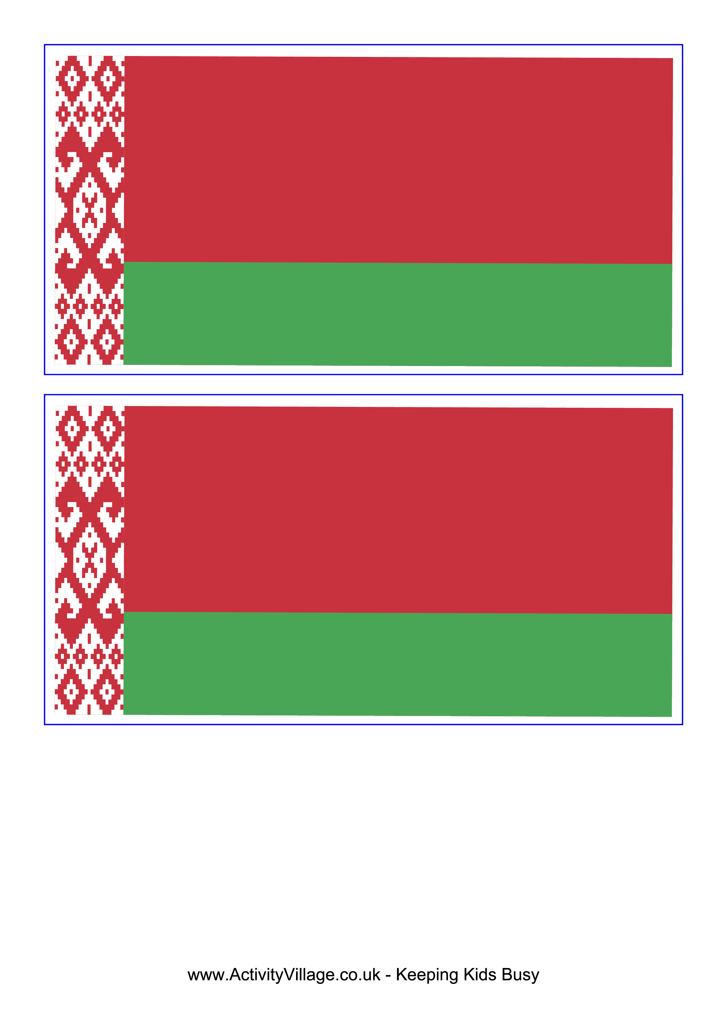 belarus flag Hauptschablonenbild