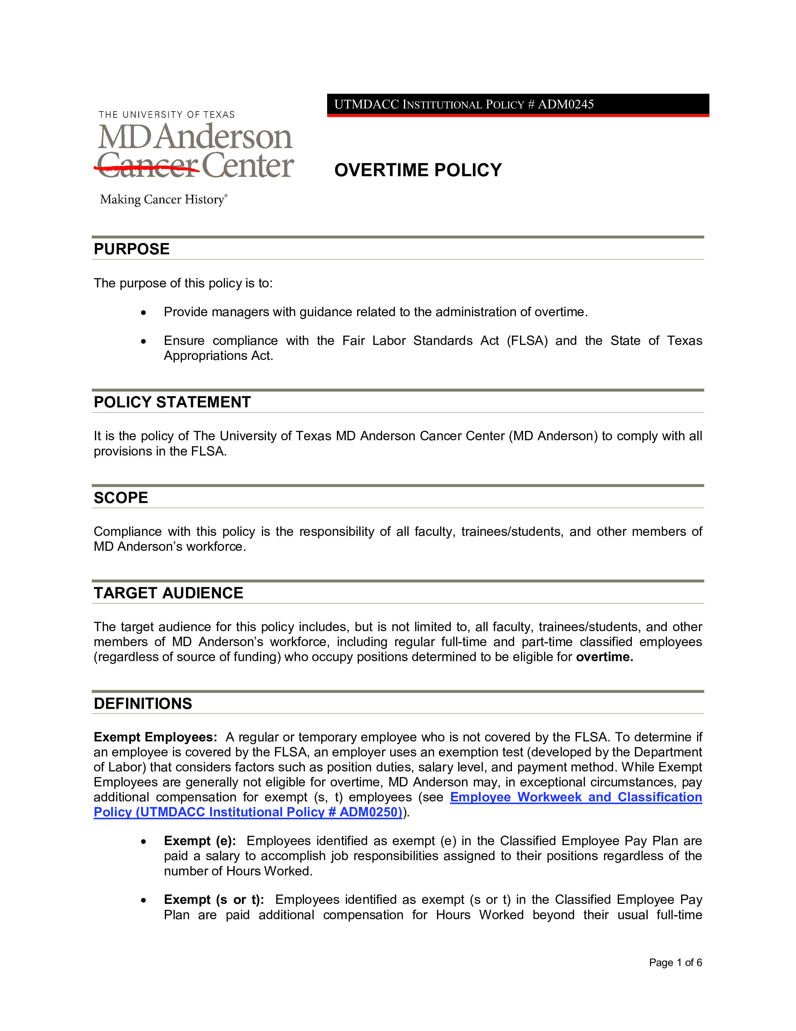 Medical Clinic Overtime Policy main image