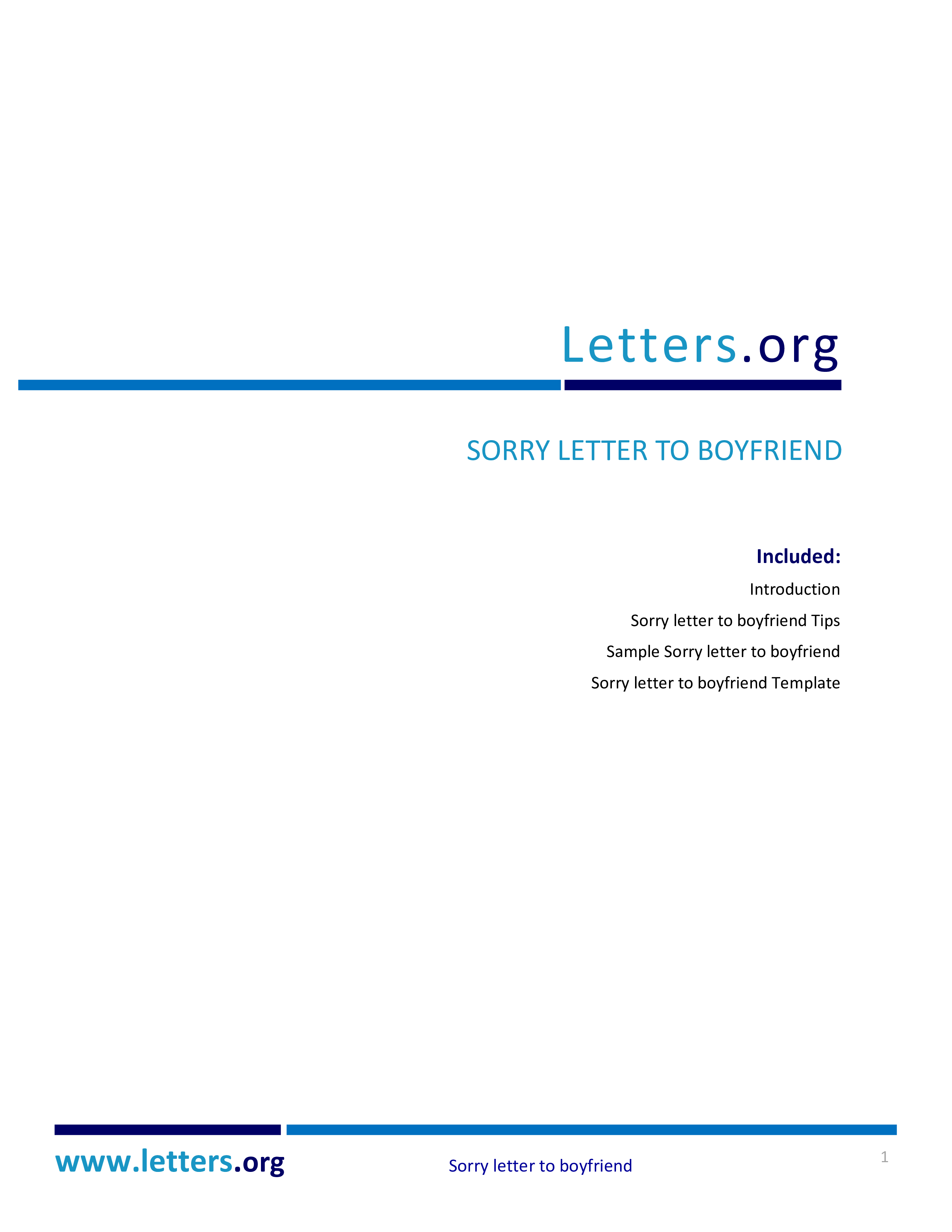 sorry letter to boyfriend template