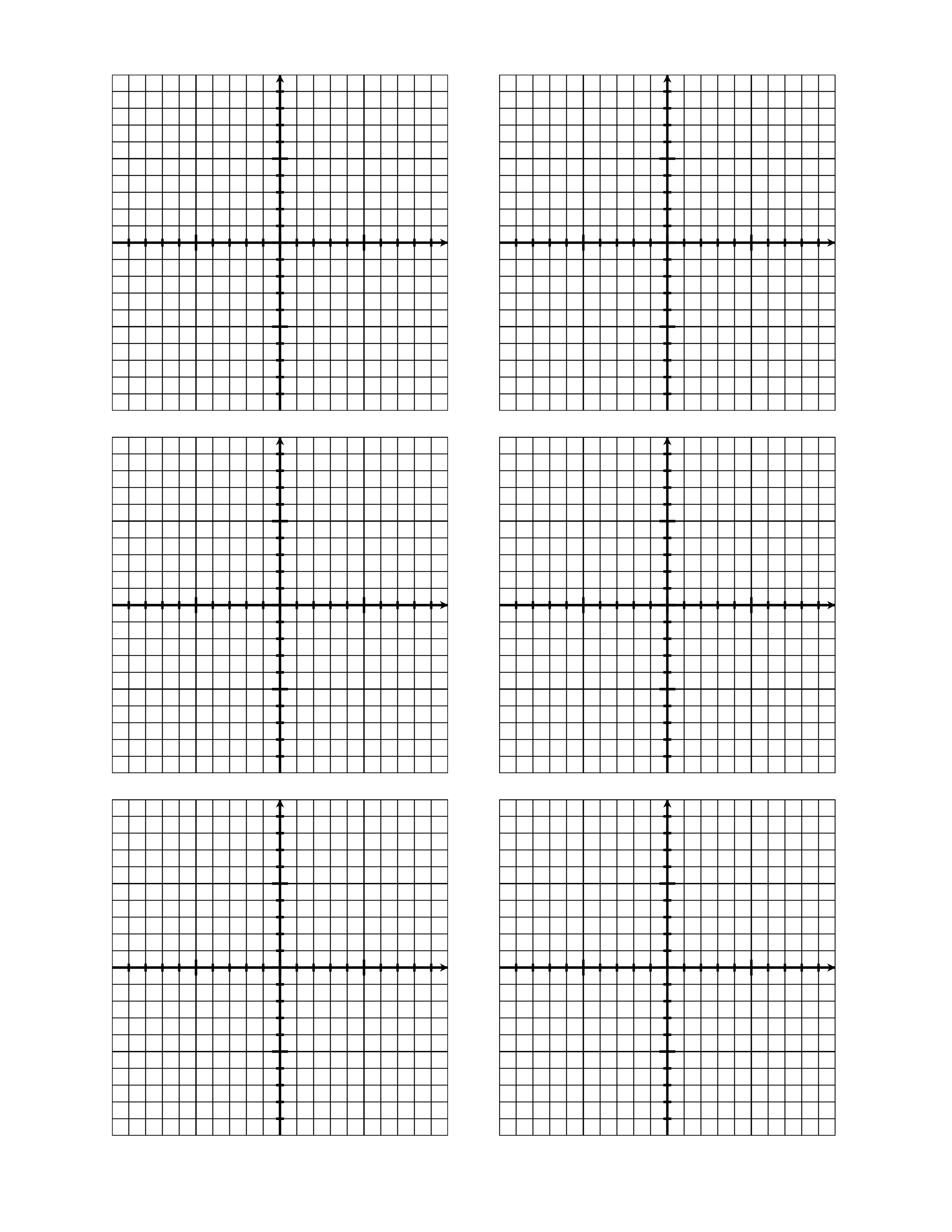 Printable Grid Graph Paper 模板