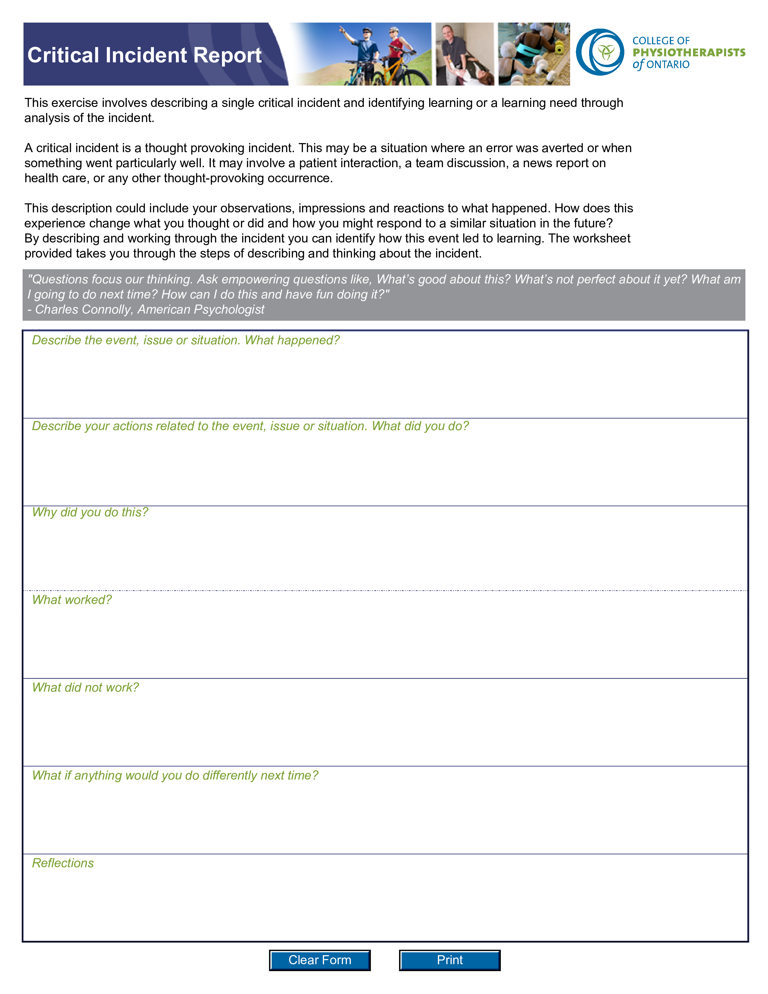 it critical incident report voorbeeld afbeelding 