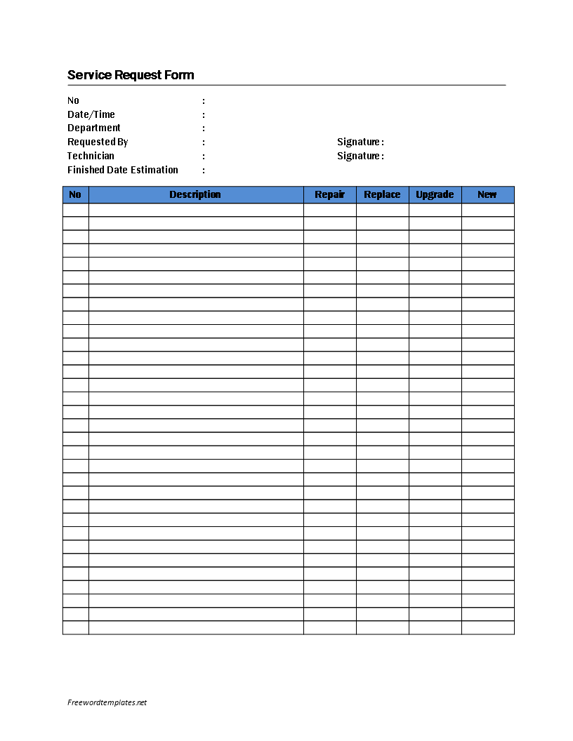 service request form template plantilla imagen principal