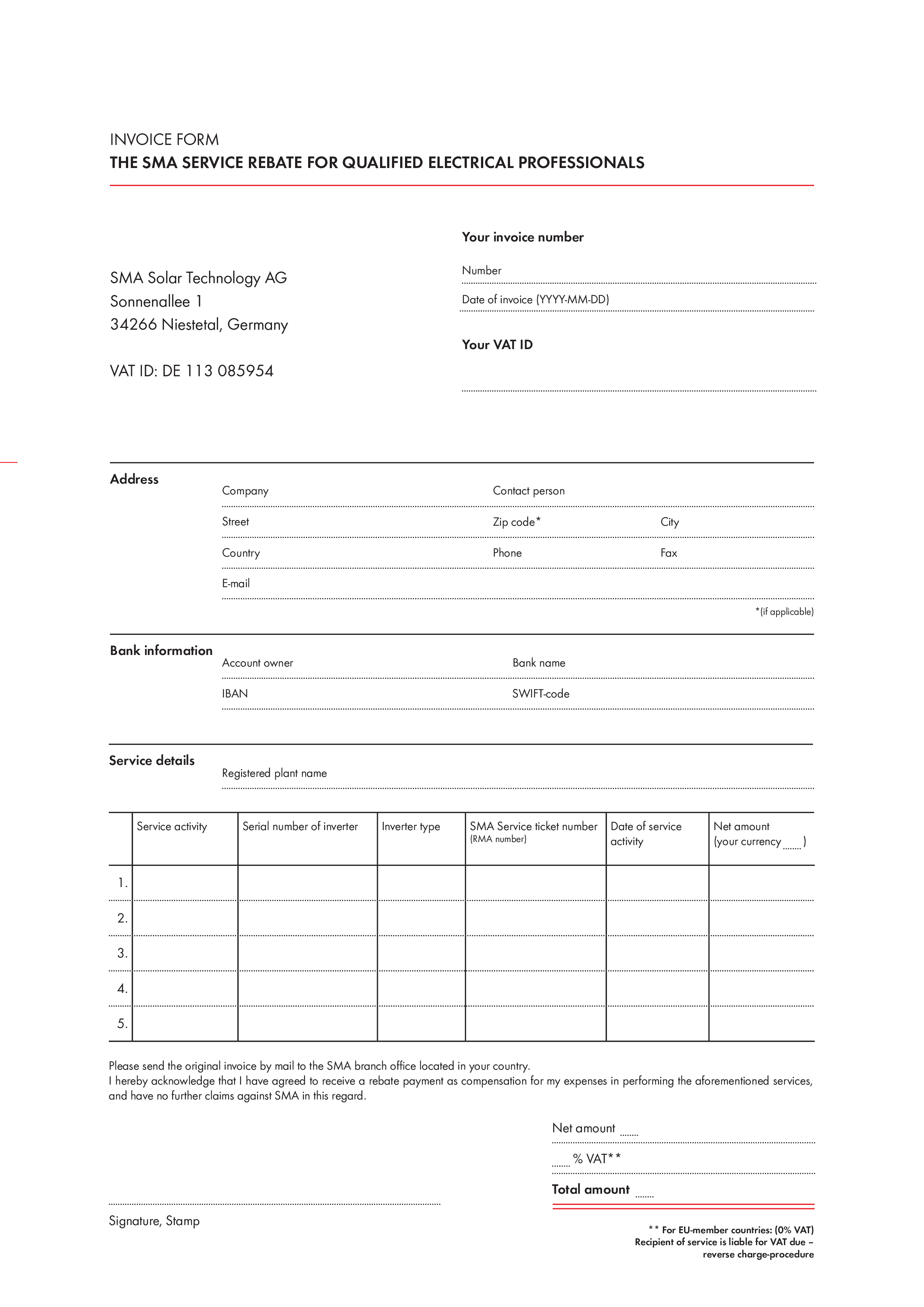 Invoice Form main image